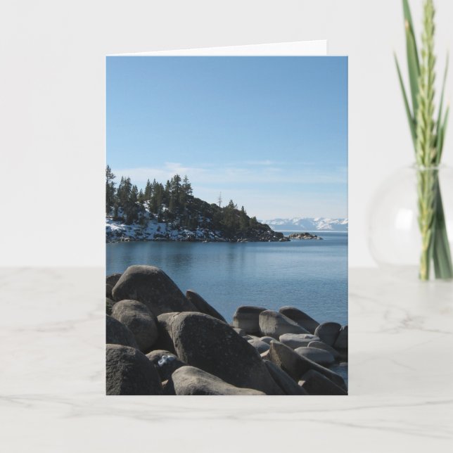 North Shore Sjö Tahoe, Incline Village, Nevada Kort (Framsida)