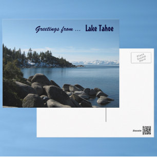 North Shore Sjö Tahoe, Incline Village, Nevada Vykort