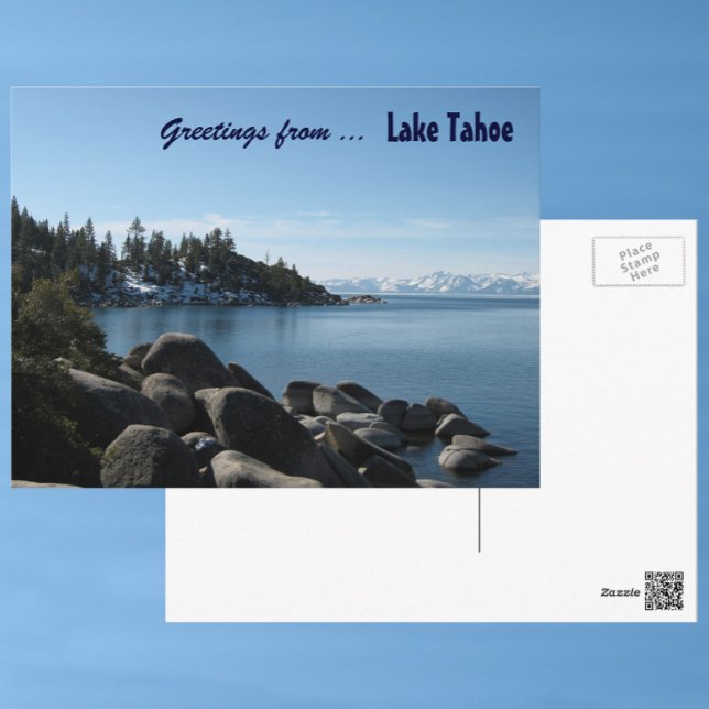North Shore Sjö Tahoe, Incline Village, Nevada Vykort (Skapare uppladdad)