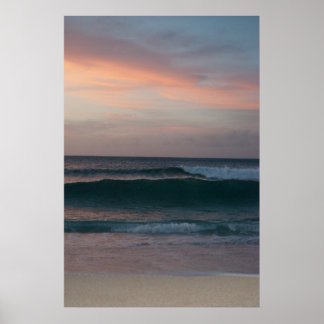 North Shore Sunset Poster