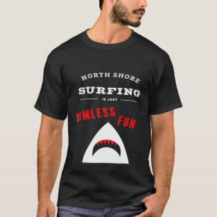 North Shore Surfing är Armless Roligt Oahu Hawaii T Shirt