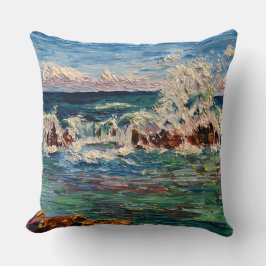 North Shore Thundering Waves in Hawaii pillow Kudde