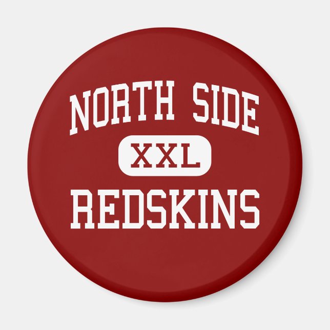North Side - Redskins - High - Fort Wayne Indiana Magnet (Framsidan)