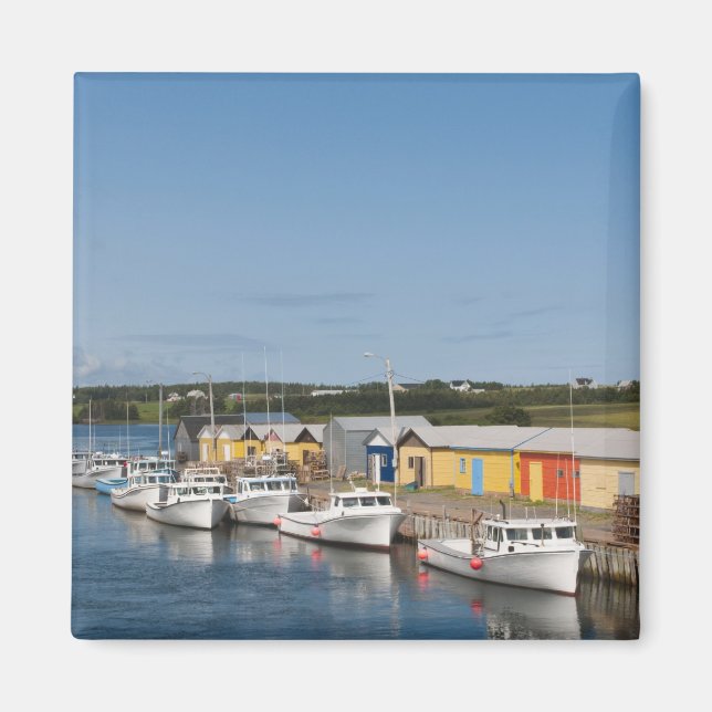 North Sjö Harbour, prins Edward Island. Magnet (Framsidan)