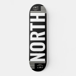 NORTH. Skuggbord Mini Skateboard Bräda 18,5 Cm