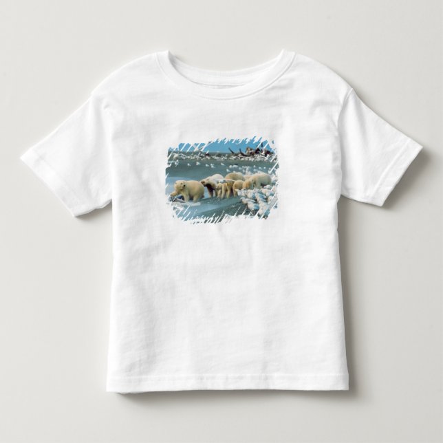 North Slope, Alaska. Isbjörnar Ursus T-shirt (Framsida)