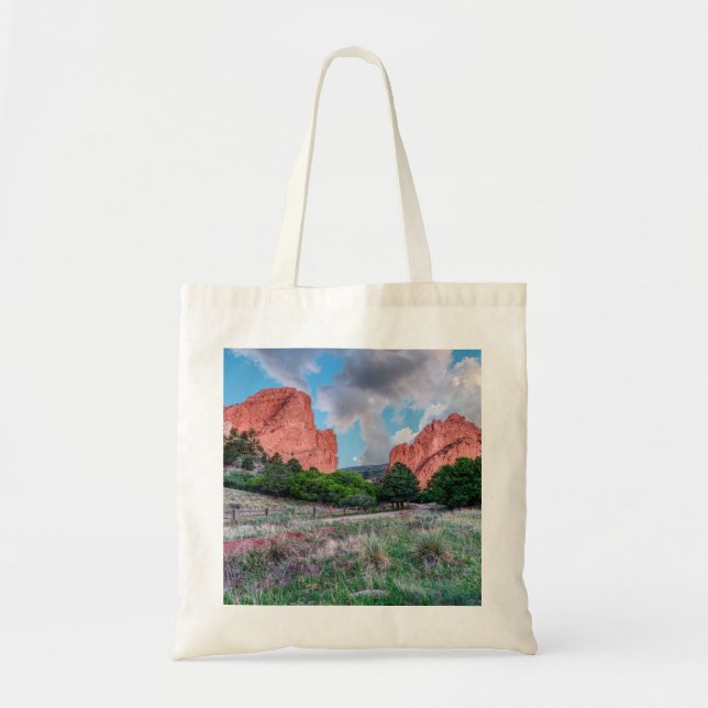 North South Gateway Sten Garden of Gods Tote Bag Tygkasse (Framsidan)