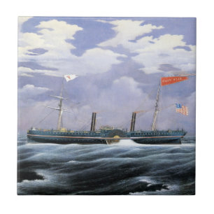 North Star Steam Yacht 1852 Kakelplatta