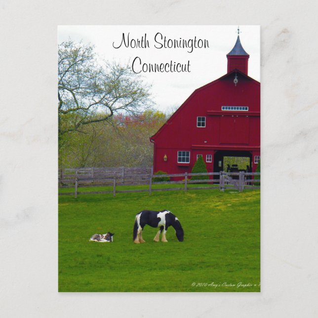 North Stonington, vykort för anslutning (Framsida)