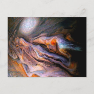 North Temperate Bälte Jupiter Swirling Clouds Vykort