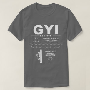 North Texas Regional Airport / Perrin Fält GYI T Shirt