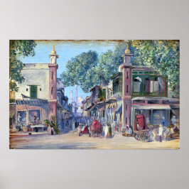 North - The Street of Blood, Delhi, 1880 Poster