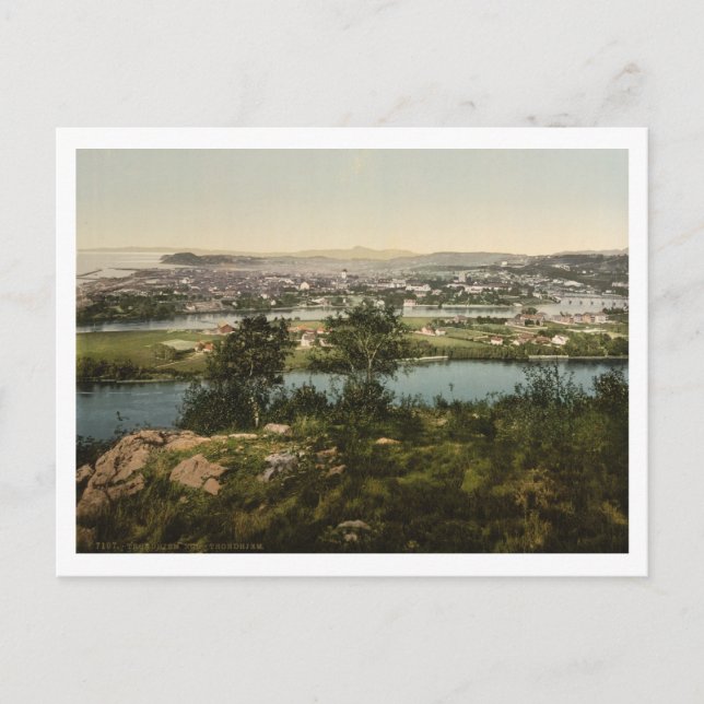 North Trondheim, Trondelag, Norge Vykort (Framsida)