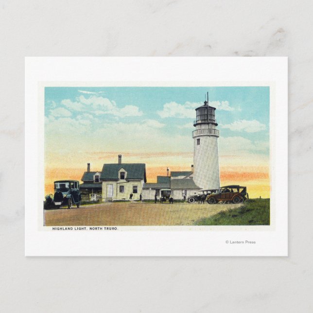 North Truro Highland Lighthouse View Vykort (Framsida)
