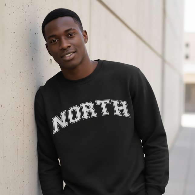 NORTH Universitetspullover Amerika College Lång Ärmad Tröja (Skapare uppladdad)