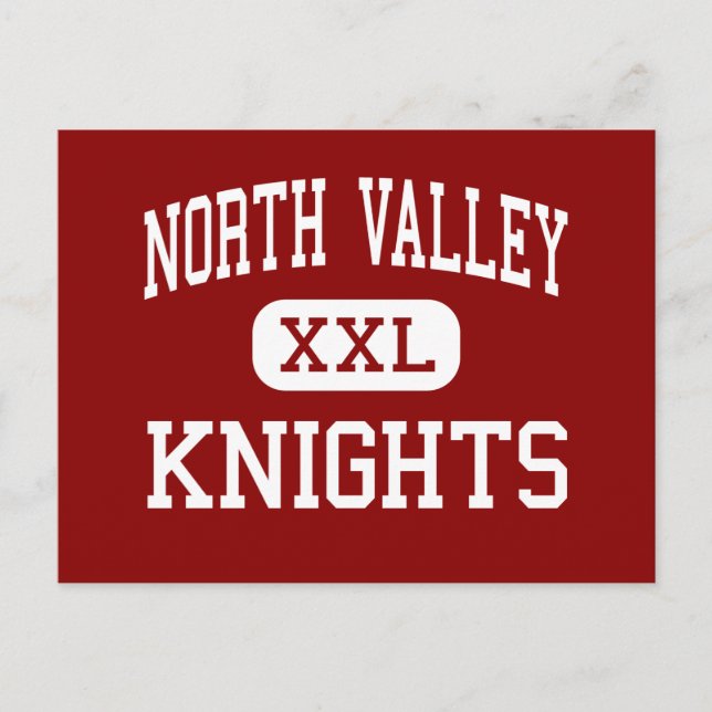 North Valley - Knight - High - Grants Pass Oregon Vykort (Framsida)