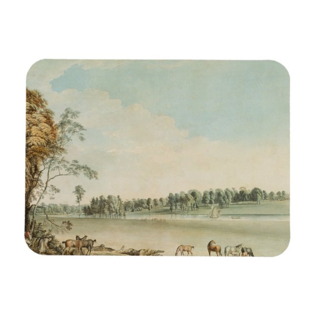 North Väster View of Wakefield Lodge in Whittlebur Magnet (Horisontell)