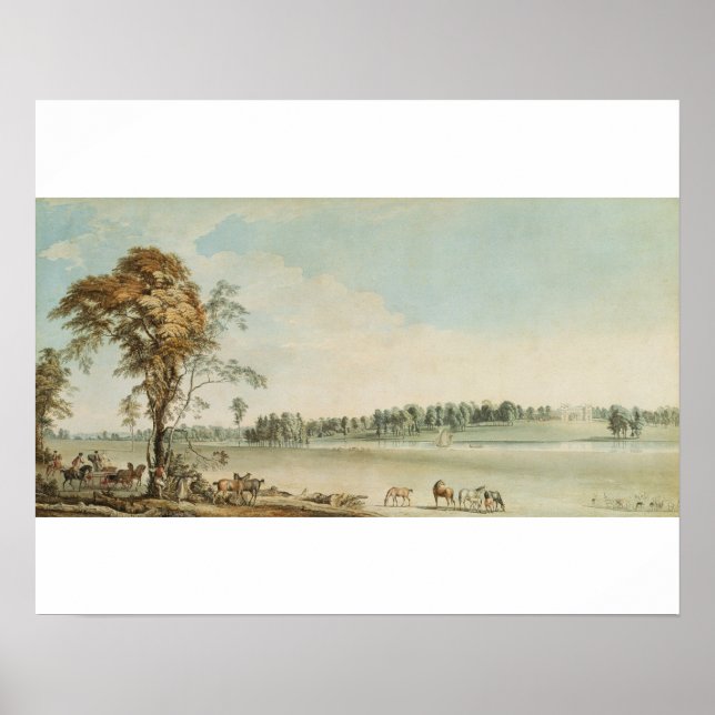 North Väster View of Wakefield Lodge in Whittlebur Poster (Framsidan)