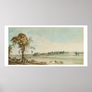 North Väster View of Wakefield Lodge in Whittlebur Poster