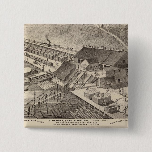 North Westernare Mills of Hersey, Minnesota Knapp (Framsida)