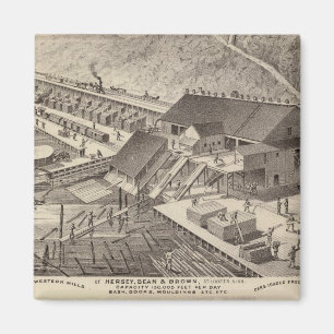 North Westernare Mills of Hersey, Minnesota Magnet