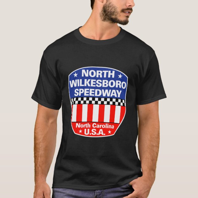 North Wilkesboro Speedway T Shirt (Framsida)