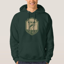 North Wisconsin Fishing Badge Hoodie