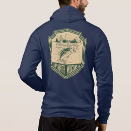 North Wisconsin Fishing Badge T Shirt