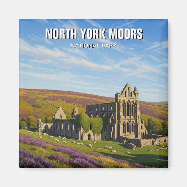 North York Moors nationalpark England Magnet (Framsidan)