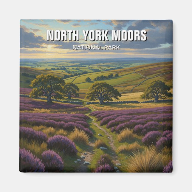 North York Moors nationalpark England Magnet (Framsidan)