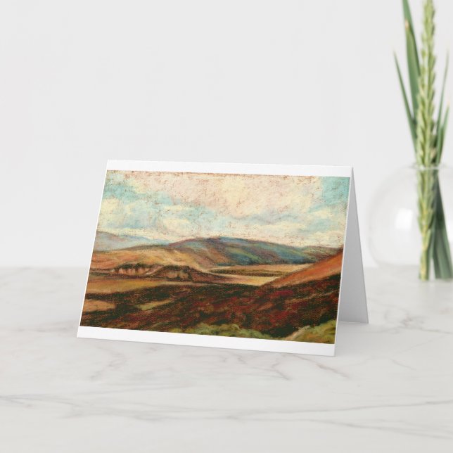North Yorkshire Moors Greeting Card Kort (Framsida)