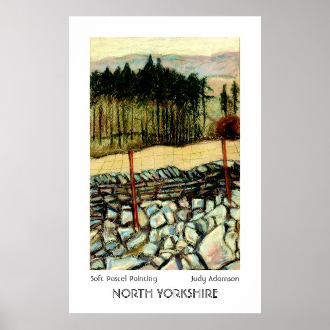North Yorkshire Moors Print or Poster. Poster (Framsidan)