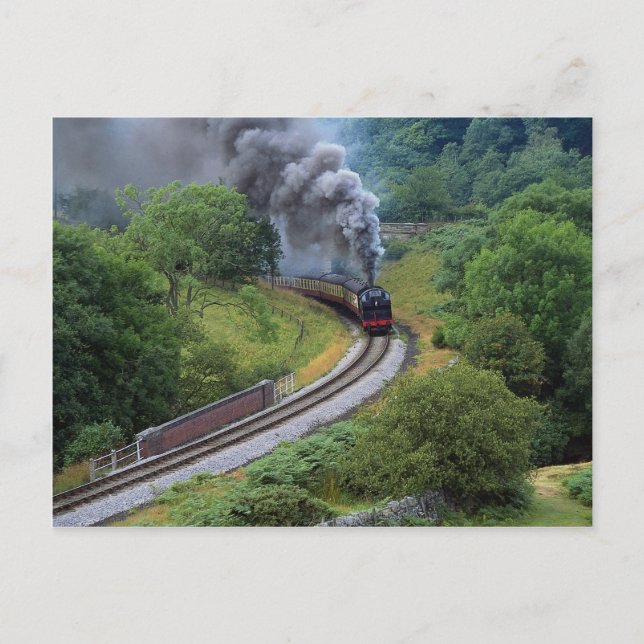 North Yorkshire Moors Railway, England Vykort (Framsida)