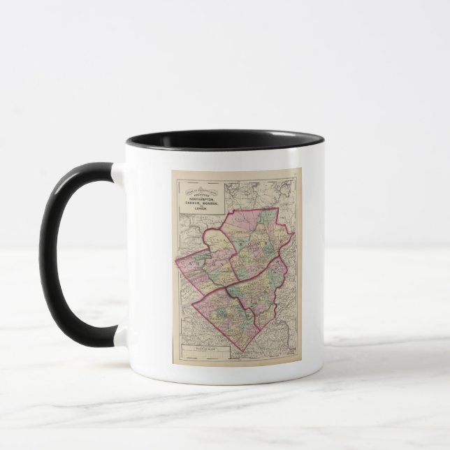 Northampton, Carbon, Monroe, Lehigh fylken Mugg (Vänster)