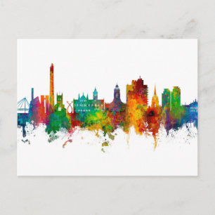 Northampton England Skyline Vykort