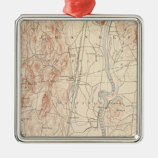 Northampton, Massachusetts Julgransprydnad Metall (Framsidan)