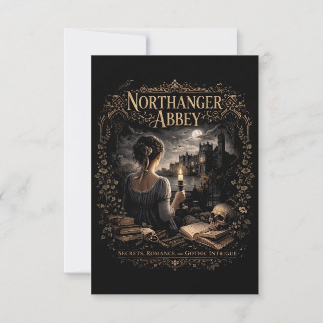 Northanger Abbey Tack Kort (Framsida)