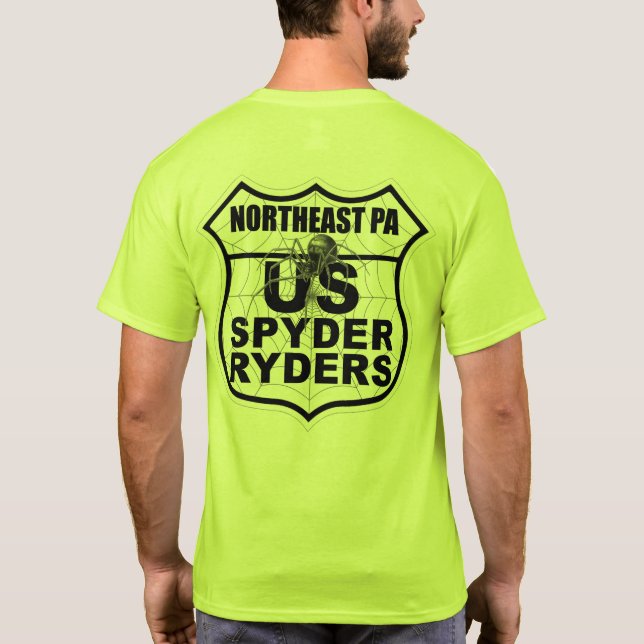 Northeast PA Kapitel - Logo 2-Sidig Trans T Shirt (Baksida)