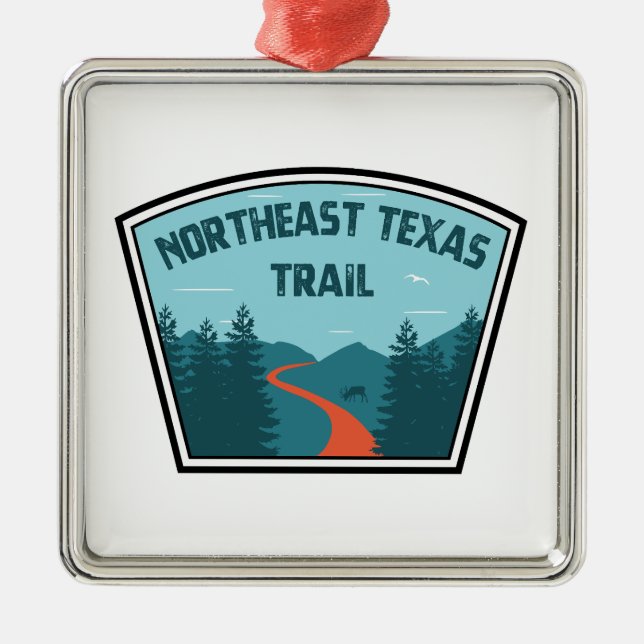 Northeast Texas Trail Julgransprydnad Metall (Framsidan)