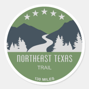 Northeast Texas Trail Runt Klistermärke
