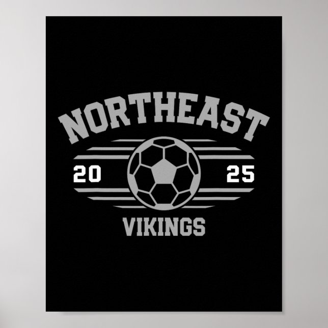 Northeast Vikings Fotboll Byll 2025  Poster (Framsidan)