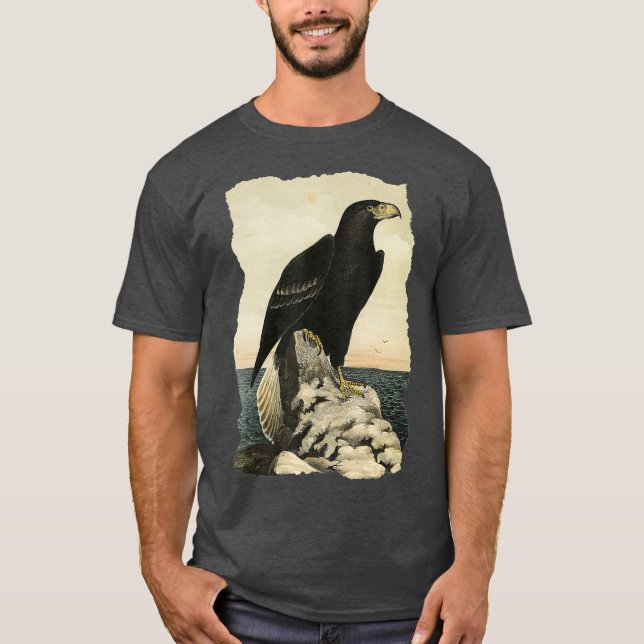 Northen Stellers Sea Eagle Bird of Be Raptor T Shirt (Framsida)