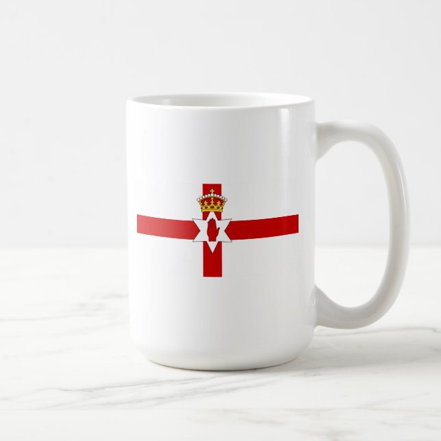 Norther Ireland ulster flagga Kaffemugg (Höger)