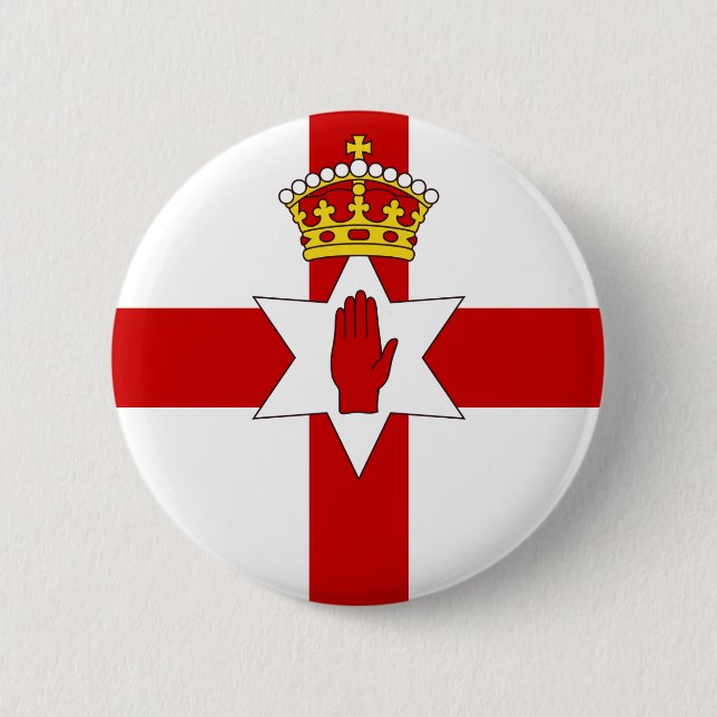 Norther Ireland ulster flagga Knapp (Framsida)