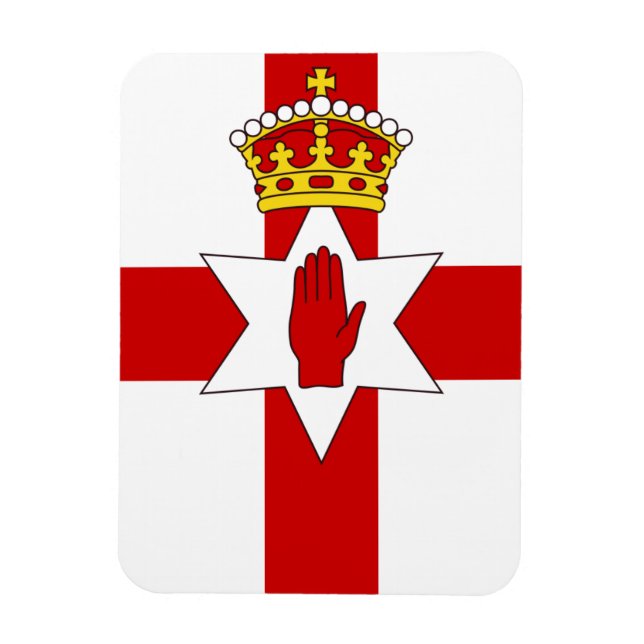 Norther Ireland ulster flagga Magnet (Vertikal)