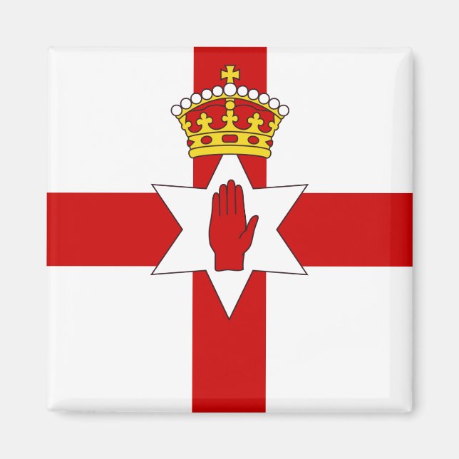 Norther Ireland ulster flagga Magnet (Framsidan)