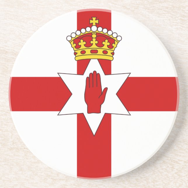 Norther Ireland ulster flagga Underlägg Sandsten (Framsidan)