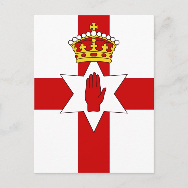Norther Ireland ulster flagga Vykort (Framsida)