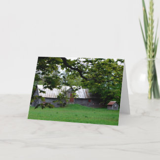 "Northern Barn" en gammal överodlad jordbruksplats Kort