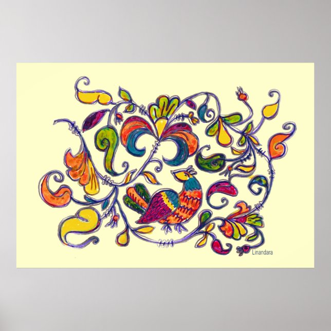 Northern Bird av Alexandra Cook Poster (Framsidan)